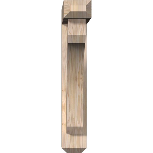 Legacy Craftsman Smooth Bracket W/ Offset Brace, Douglas Fir, 5 1/2W X 24D X 32H